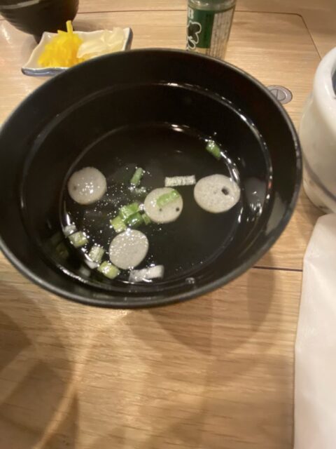 お吸い物が鰻とよく合います